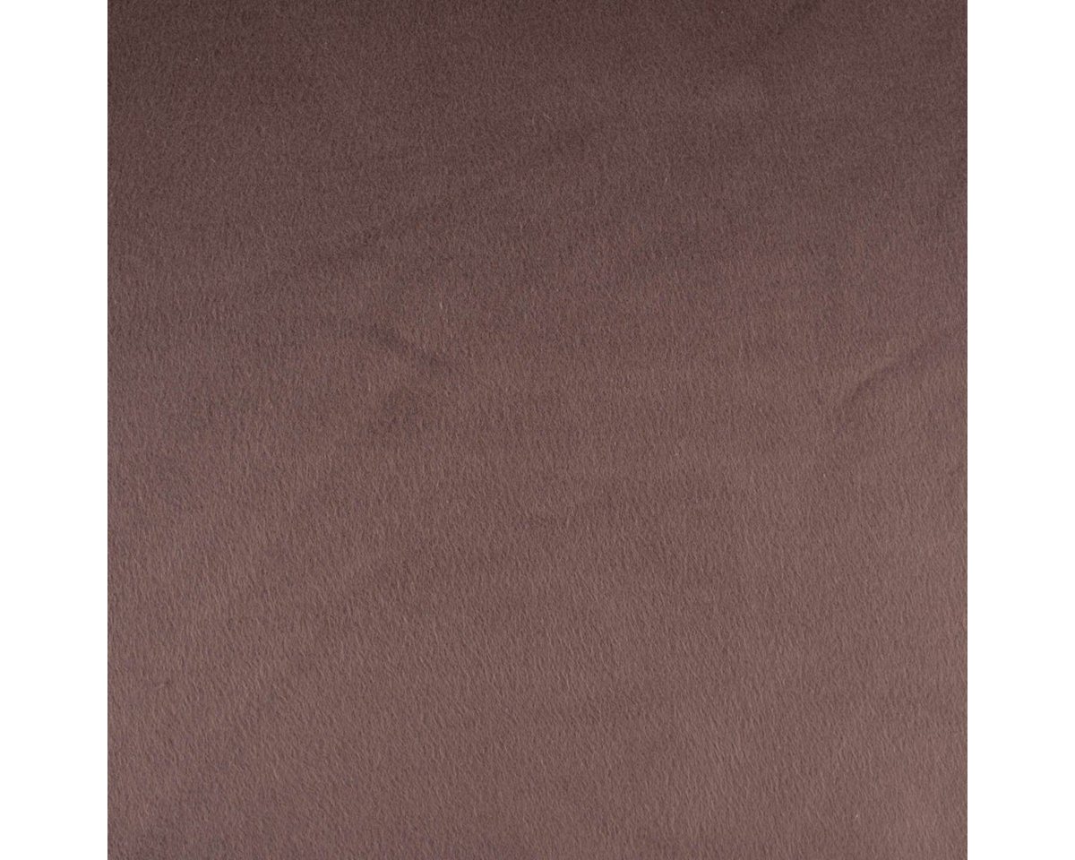 Thumbnail - SCHÖNER LEBEN. Stoff Organic Baumwoll-Fleece Bio-Fleece einfarbig braun 1,45m Breite, allergikergeeignet