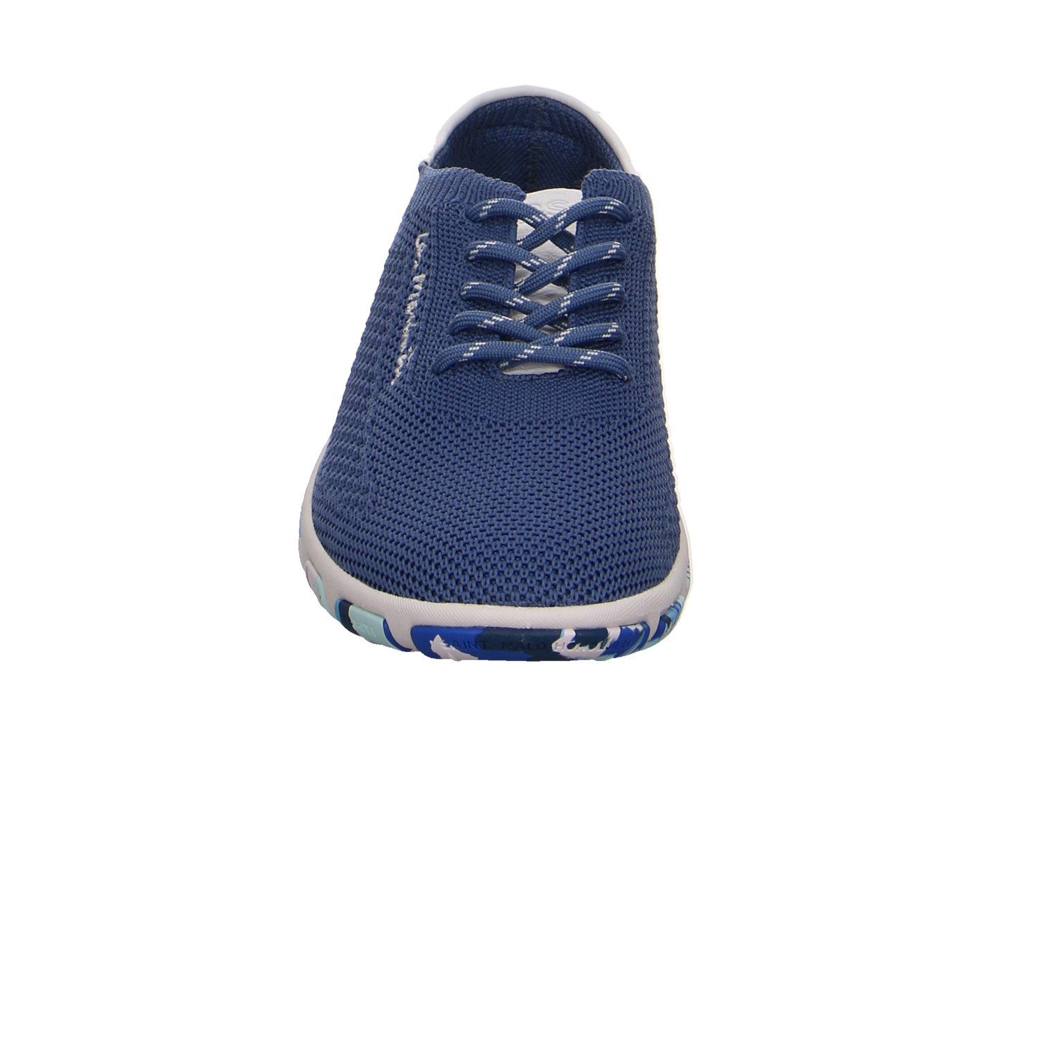 tbs Tamaris Jazaria Leinen-Stoff Schnürschuhe blau Schnürschuh