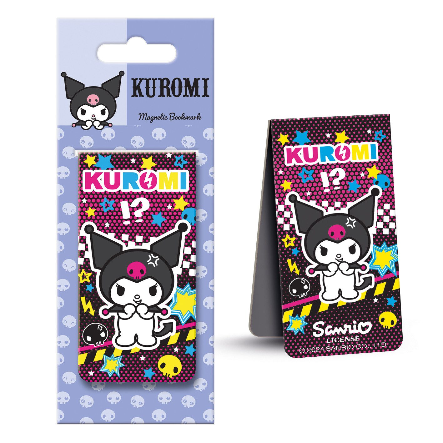 Magnet Kuromi - magnetisches Lesezeichen - 9x4,5 cm