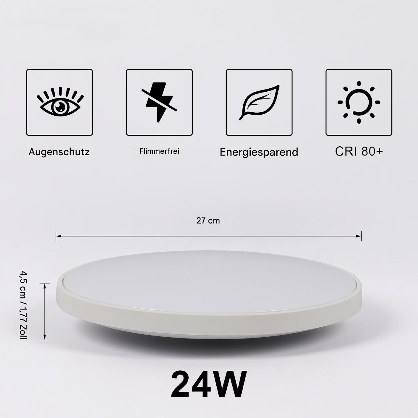 Goeco LED Deckenleuchte LED Deckenleuchte, rundes günstig online kaufen