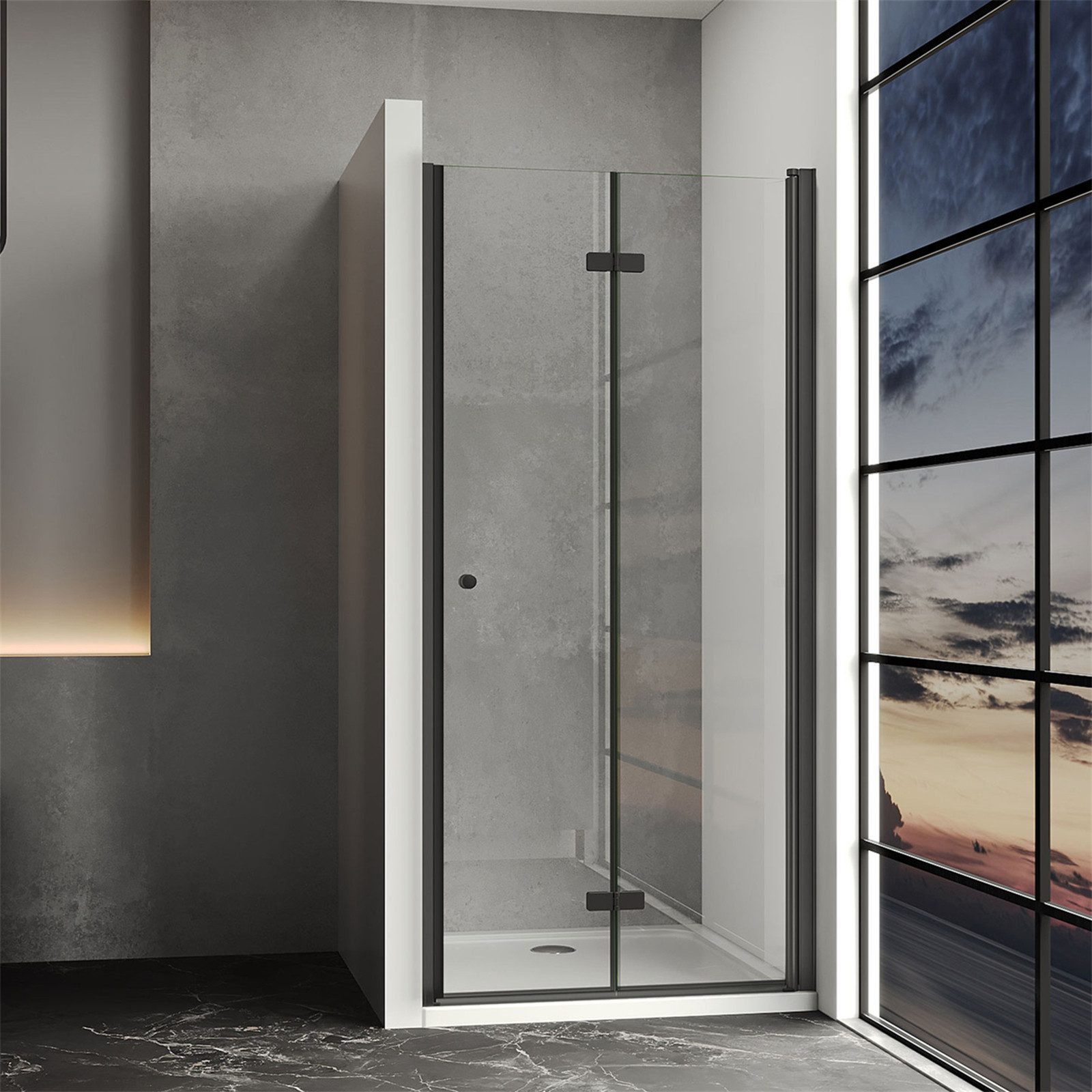 IMPTS Dusch-Drehtür Dusche Nische Duschtür Nischendusche, 70x185 cm, Sicher günstig online kaufen