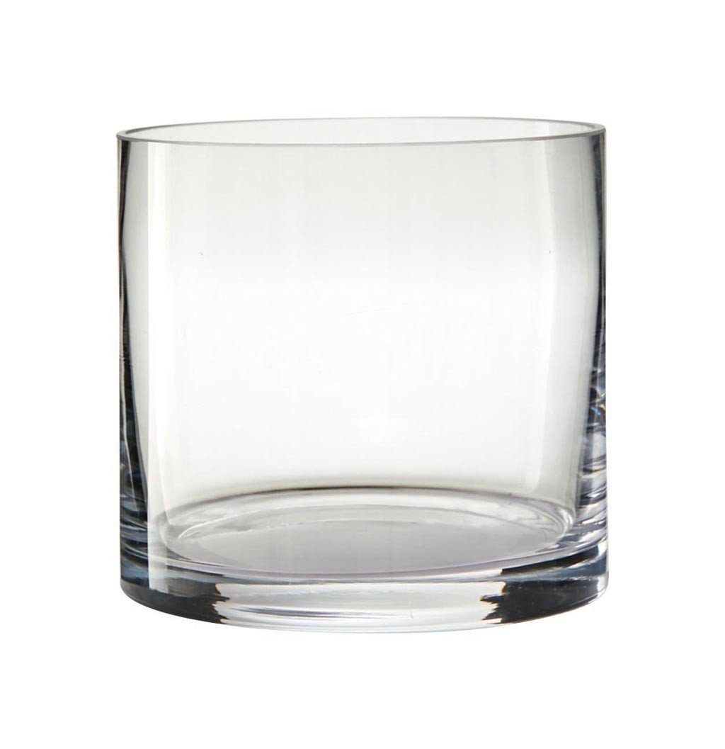 Keramik Deko-Glas, Glas H:15cm Rudolph Transparent D:14.5cm