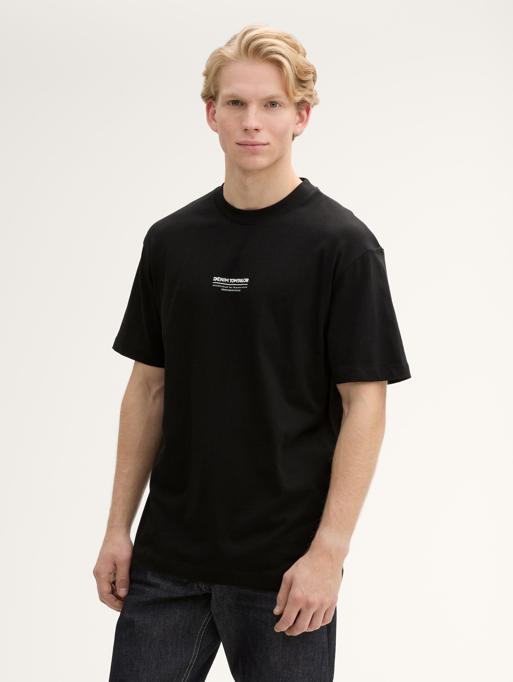 TOM TAILOR Denim T-Shirt Relaxed Fit günstig online kaufen