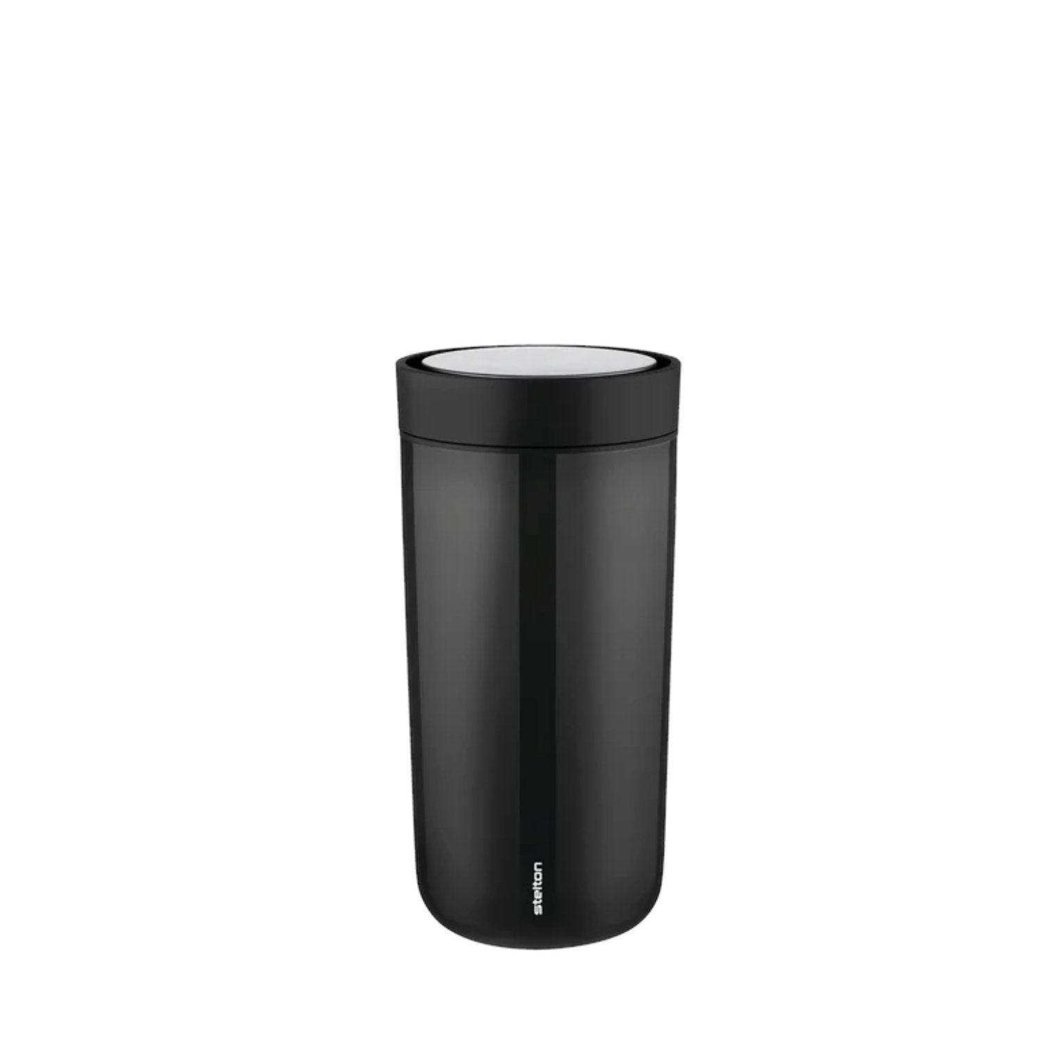 Stelton Thermobecher Stelton To Go Click Thermobecher, Edelstahl Black