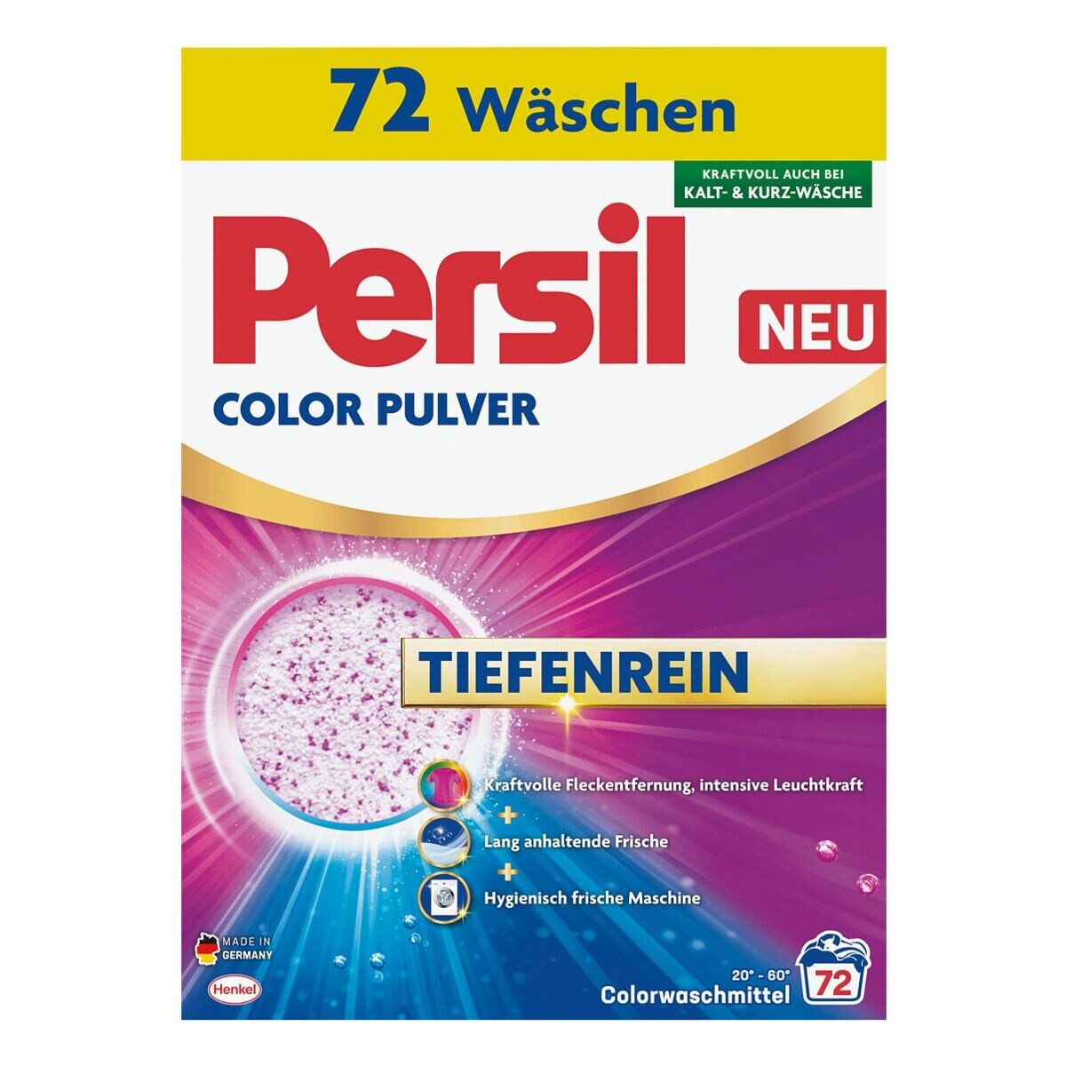 Persil Color Pulver - Tiefenrein Colorwaschmittel (72 WL / 3,960 kg)