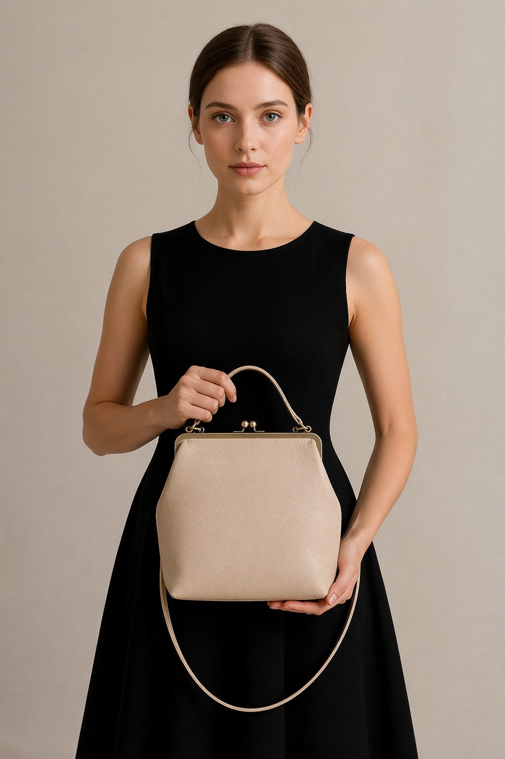 Taschenkinder Schultertasche Vintage Ledertasche Damen - Handtasche Zoe, Retro Umhängetasche, Echtes Leder vom Rind