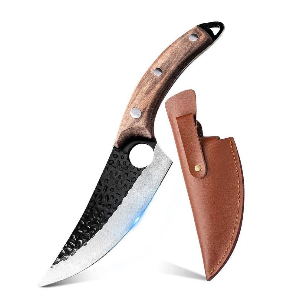 FANNOU Spickmesser Küchenmesser Scharf, Klingenlänge 14,5 cm, Ausbeinmesser für Gemüse und Fleisch, Knife Perfekt zum Schneiden