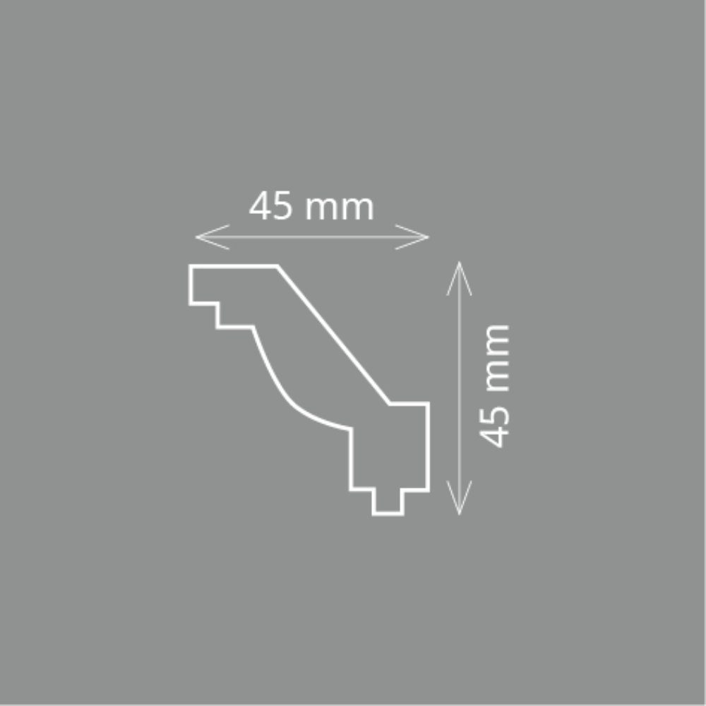 Homestar Zierleiste JO (45 x 45mm), günstig online kaufen