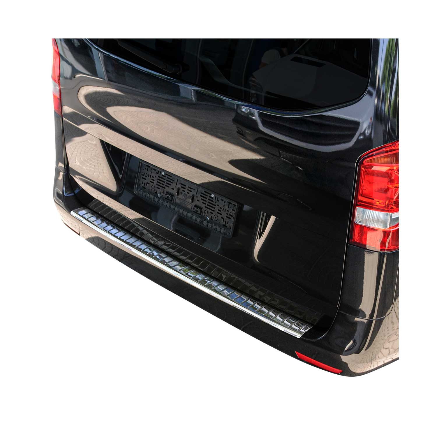 OMAC Захист бампера für Mercedes Vito V-Klasse W447 2014-2025 Chrom Edelstahl, Zubehör für Mercedes Vito V-Klasse W447 2014-2025, Langlebig,Einfache Reinigung,Einfache Installation,Rostbeständig