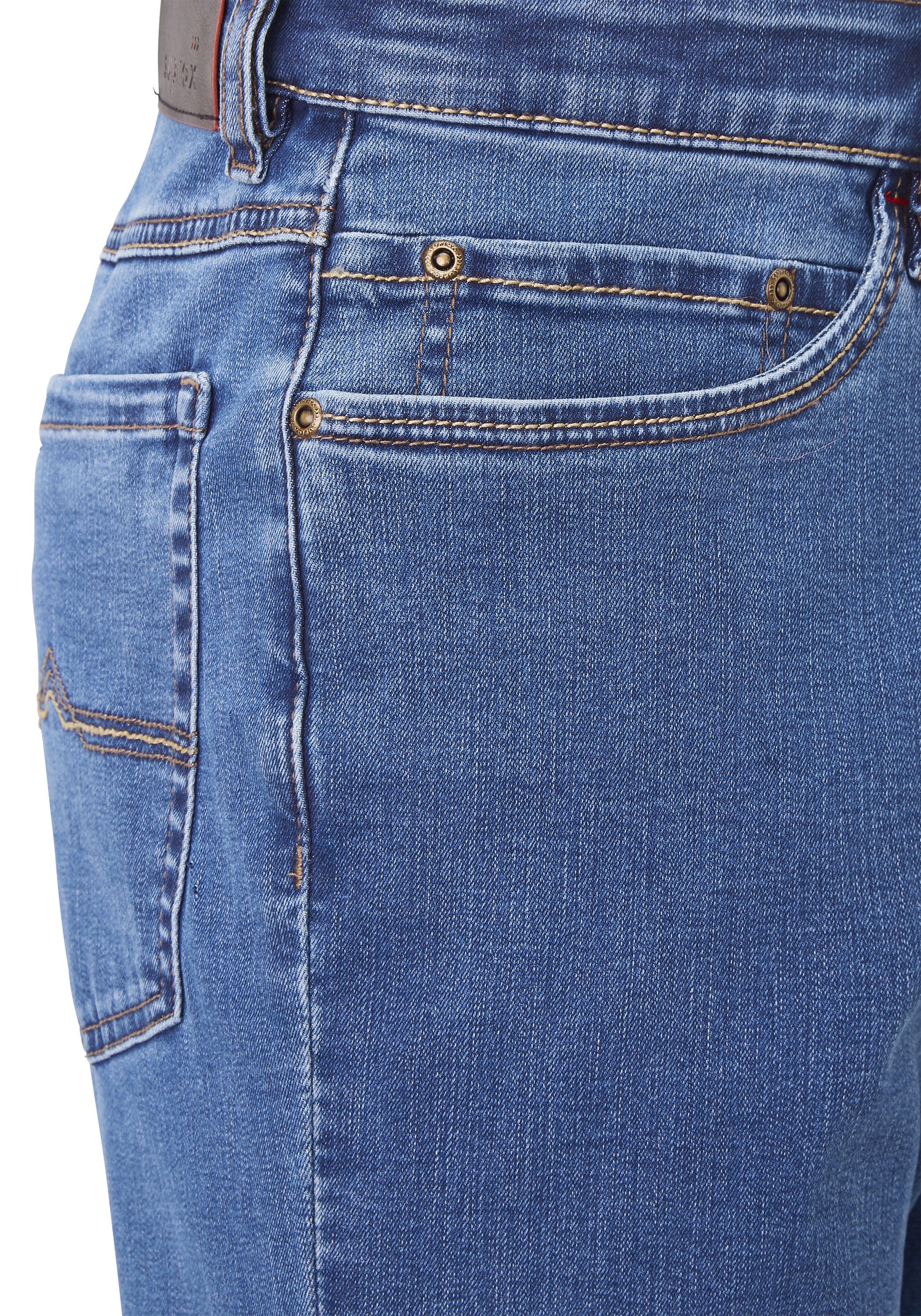 Suprax Regular-fit-Jeans Jeans mit Komfort-Dehnbund und Sicherheitstasche