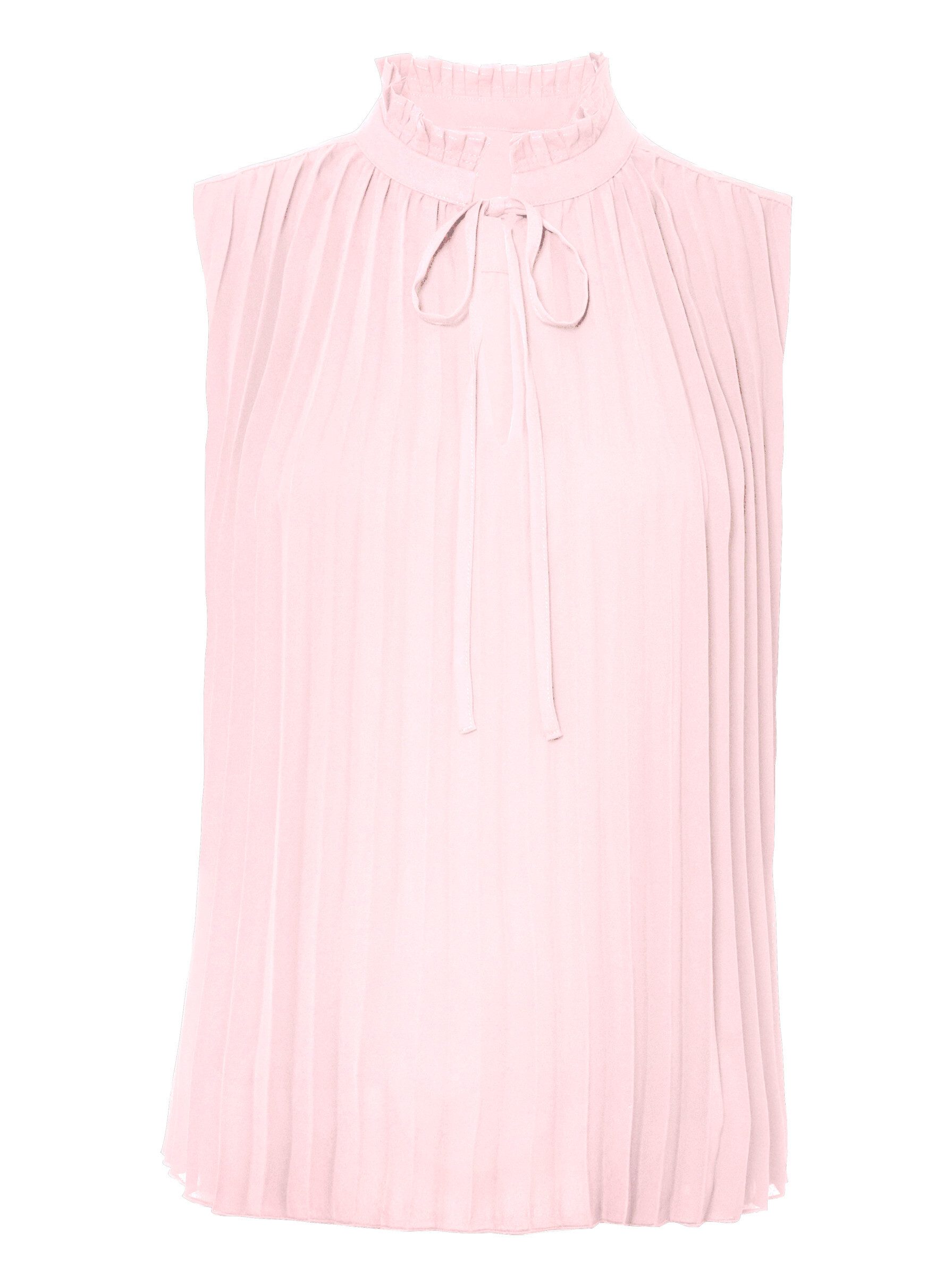 Blusentop Plissee-Bluse