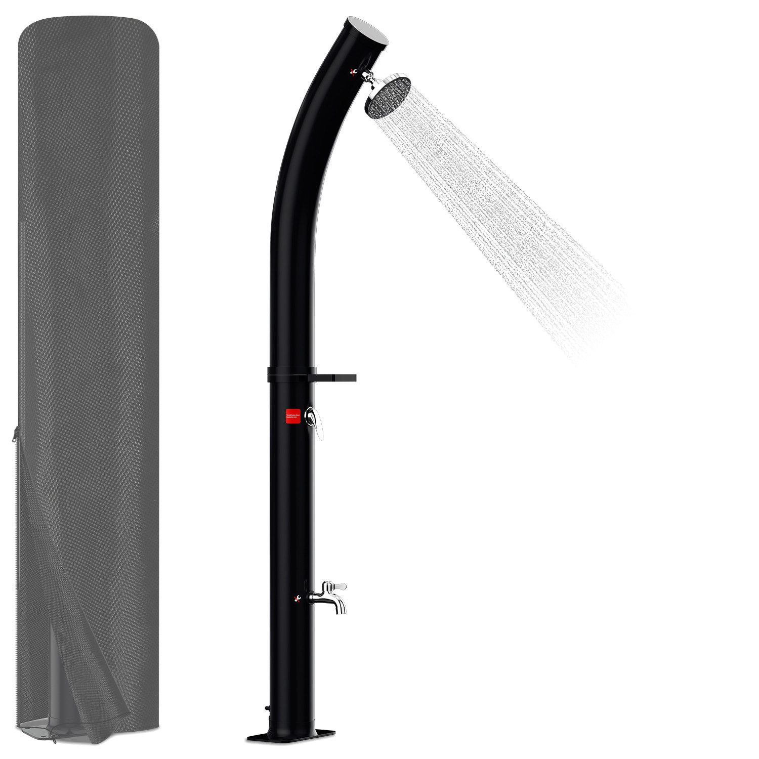 Clanmacy Solardusche Solardusche Gartendusche 20L Gebogene günstig online kaufen