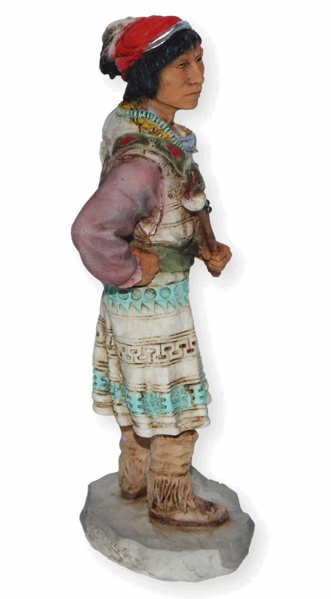 Castagna Dekofigur Native American Figur Krieger H cm Skulptur 17 Osceola Anführer Deko