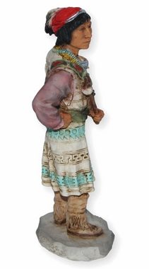 Castagna Dekofigur Native American Figur Osceola Anführer Krieger Deko Skulptur H 17 cm