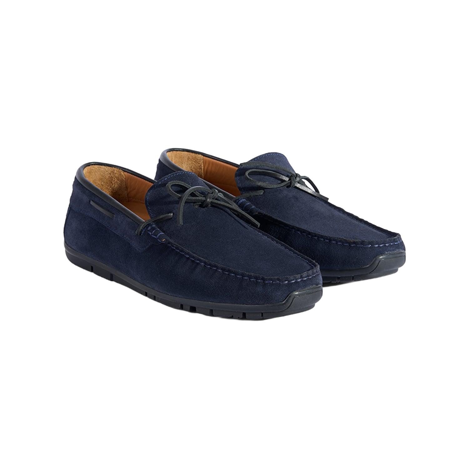 Desa DESA Herren-Schnürslipper aus Wildleder Loafer