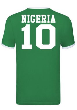 Blondie & Brownie T-Shirt Herren Nigeria Sport Trikot Fußball Meister WM Afrika Cup