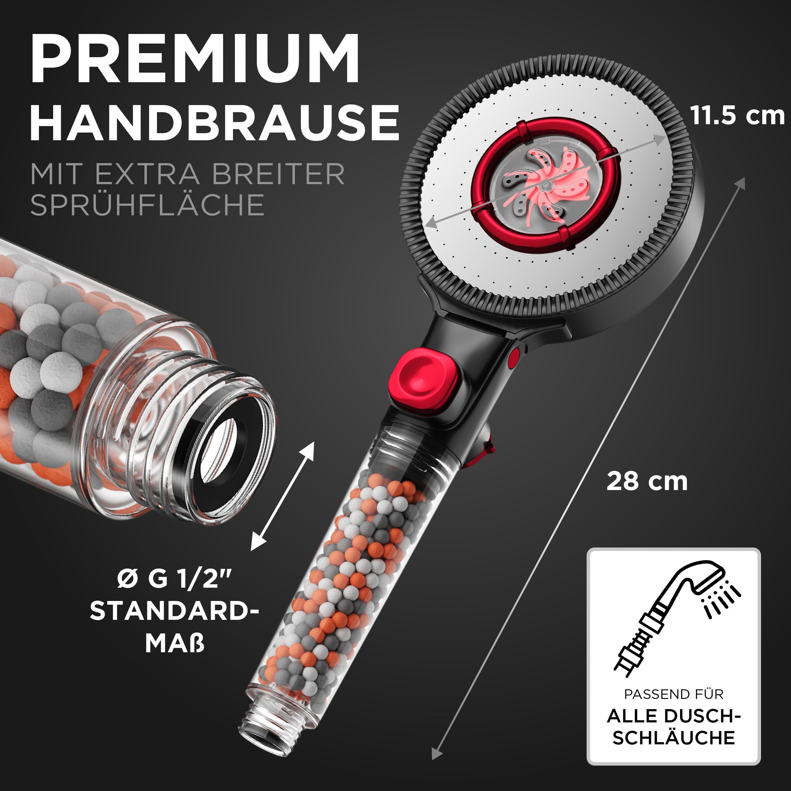 Lobenswerk Duschbrause mit Filter [3 Modi günstig online kaufen