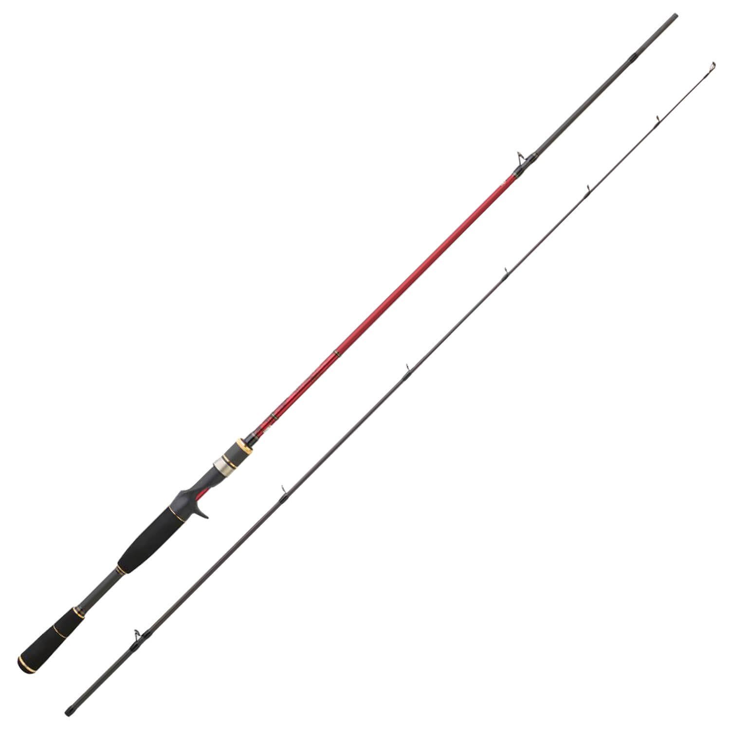 Baitcasterrute 6-30g Rise 2,06m Shadow Baitcastrute, Red Hearty (2-tlg) Rise Hearty