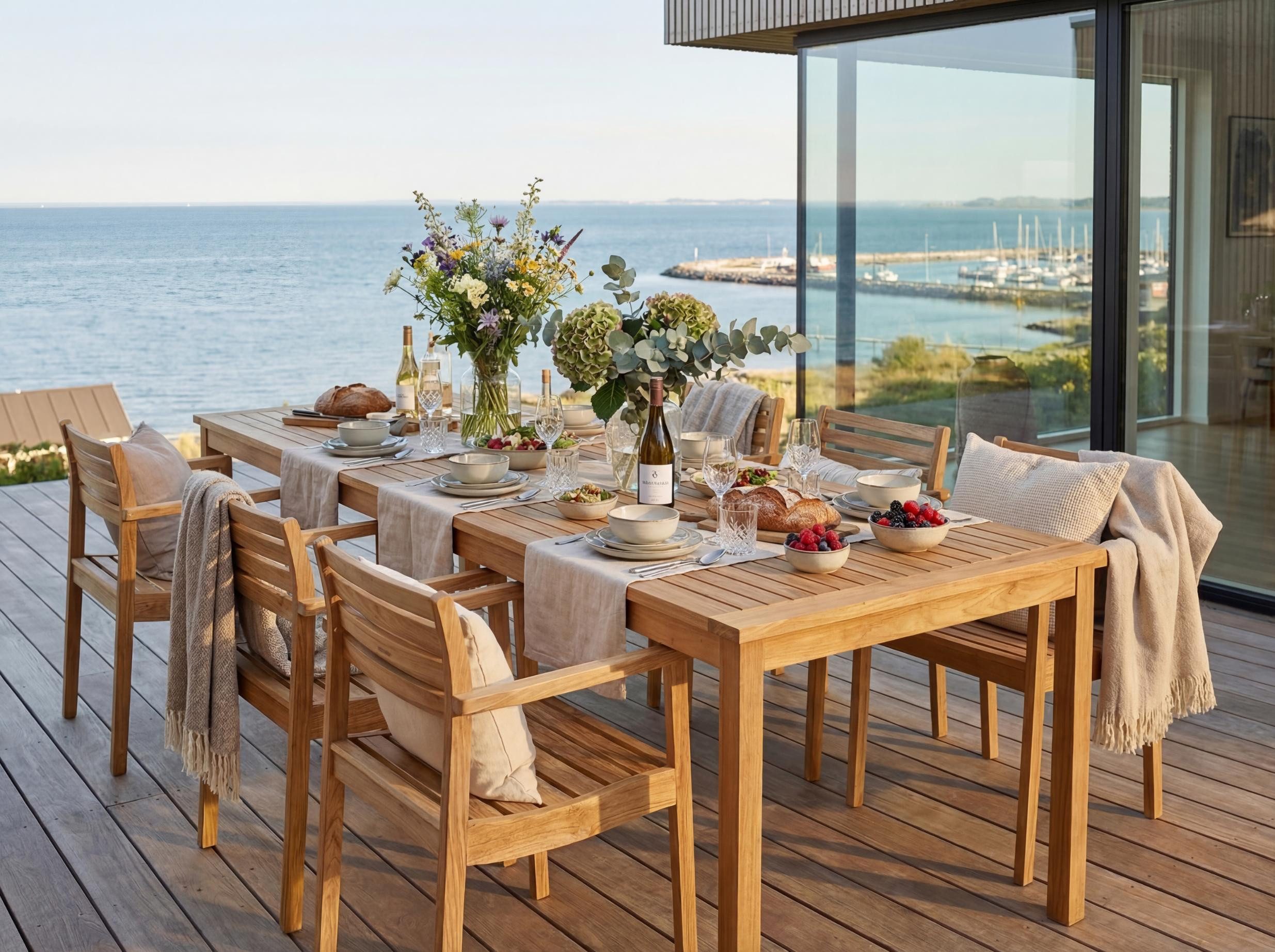 Cinas Gartenstuhl Rosenholm, Garten, Outdoor, Teak Designmöbel, Qualität