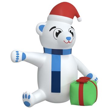 vidaXL Dekolicht Weihnachtsdekoration Aufblasbarer Teddybär LED 180 cm