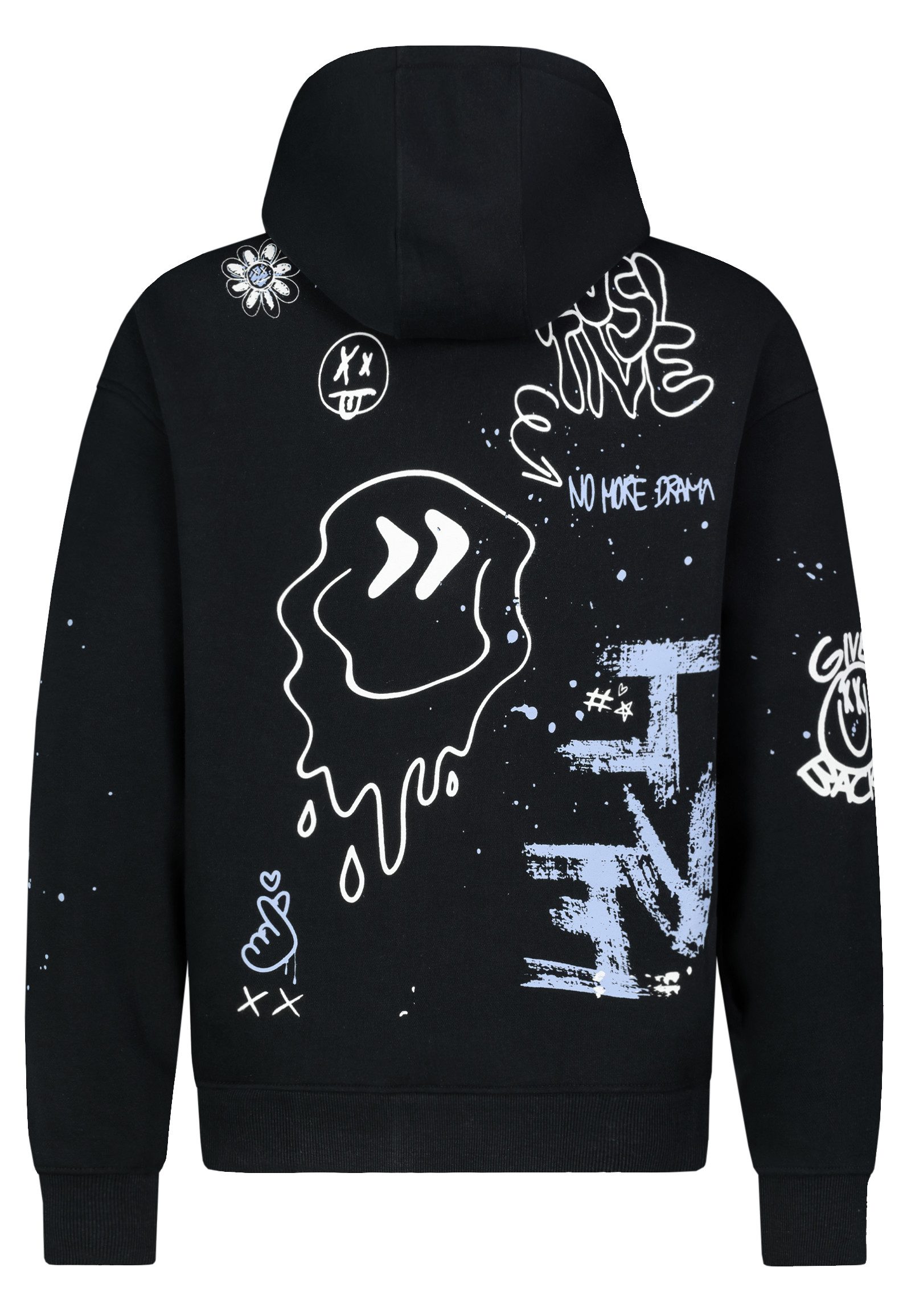 SUBLEVEL Hoodie Herren Kapuzenpullover mit Prints und Grafik Sweater, Kapuz günstig online kaufen