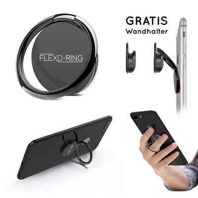 FLEXD-X FLEXD-RING Smartphone-Halterung, (Handy Ständer Smartphone Ring Halterung)