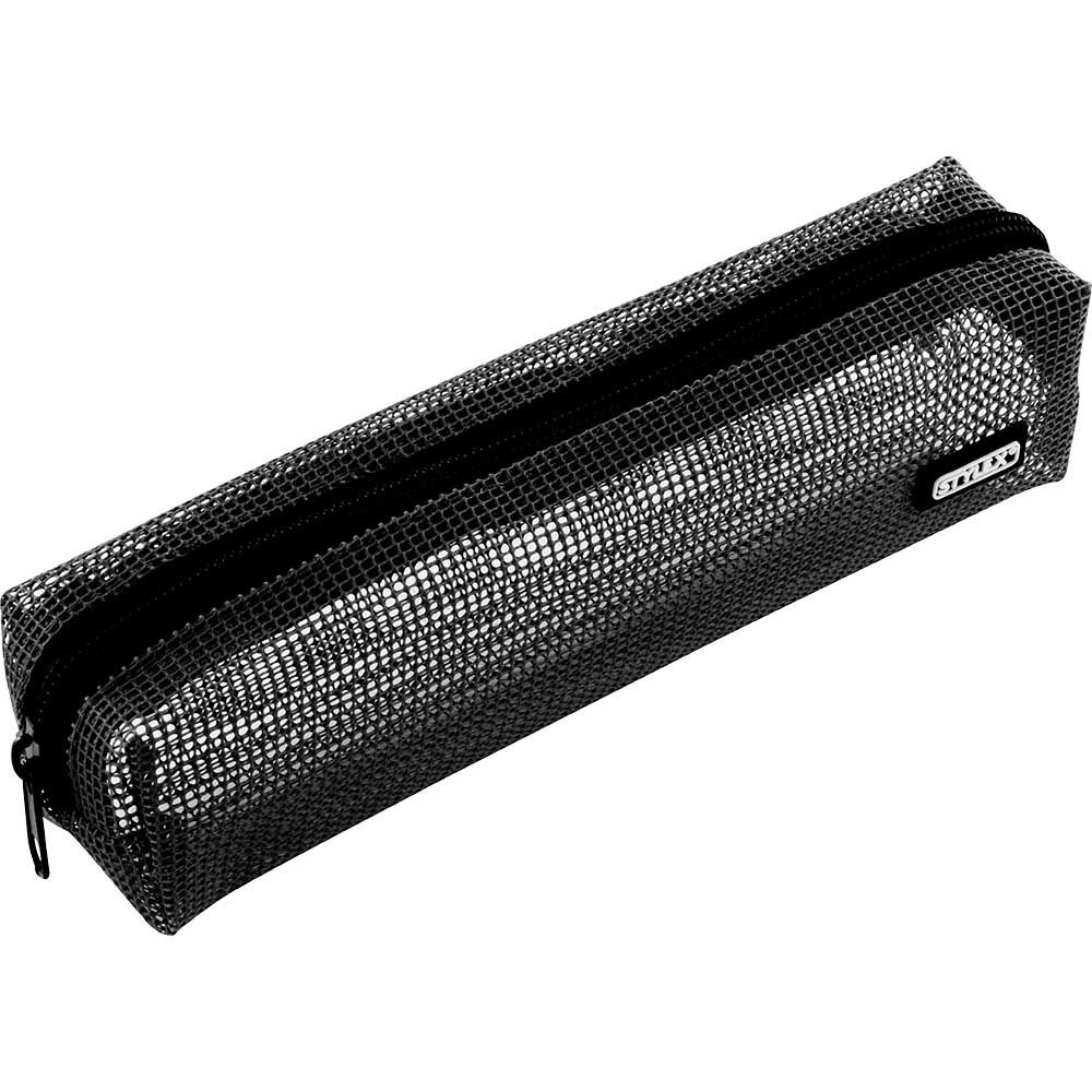 Stylex Schreibwaren Federmäppchen Faulenzer Netz Schwarz