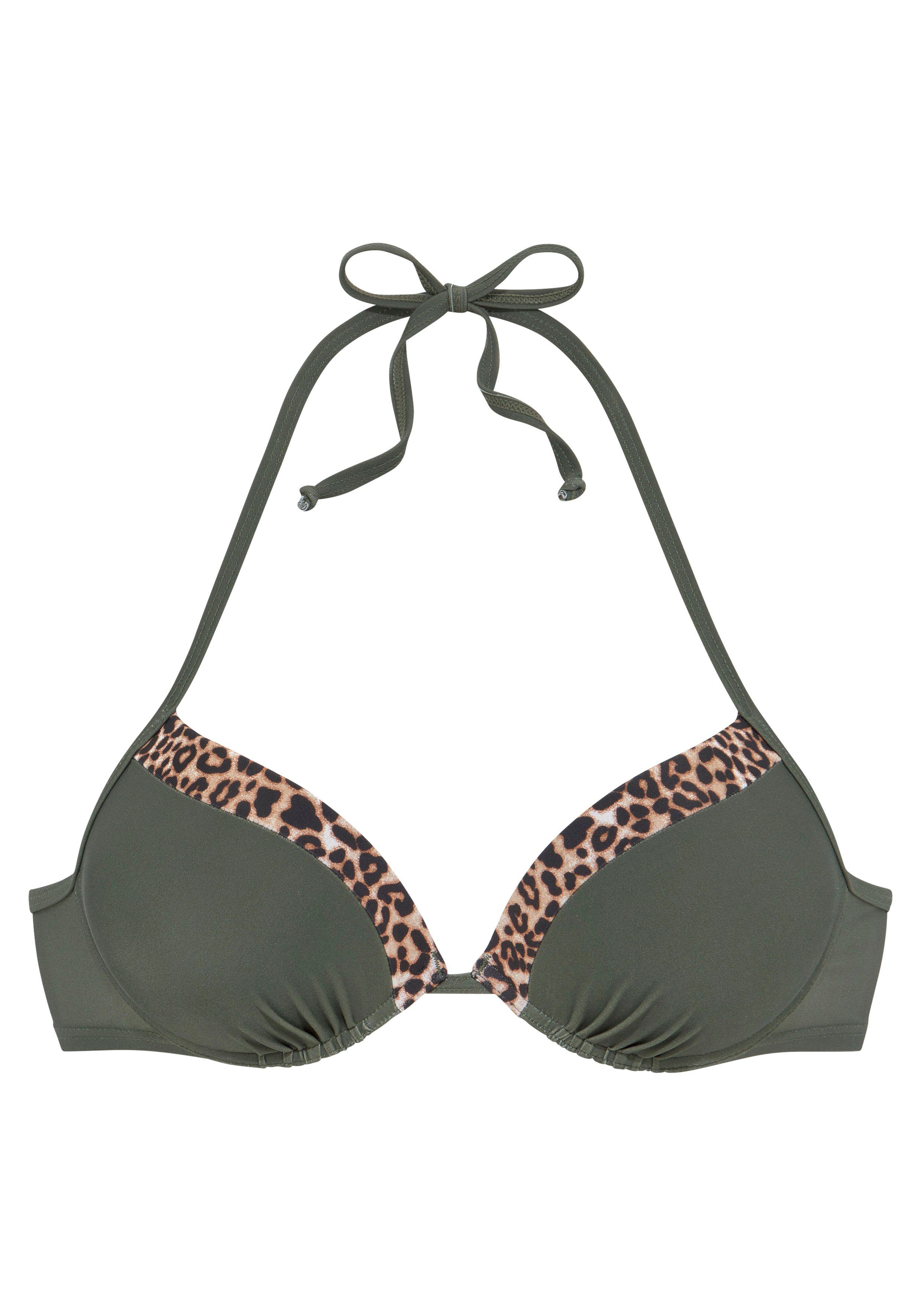 LASCANA Push-Up-Bikini-Top Adelin, mit bedruckten Einsätzen günstig online kaufen