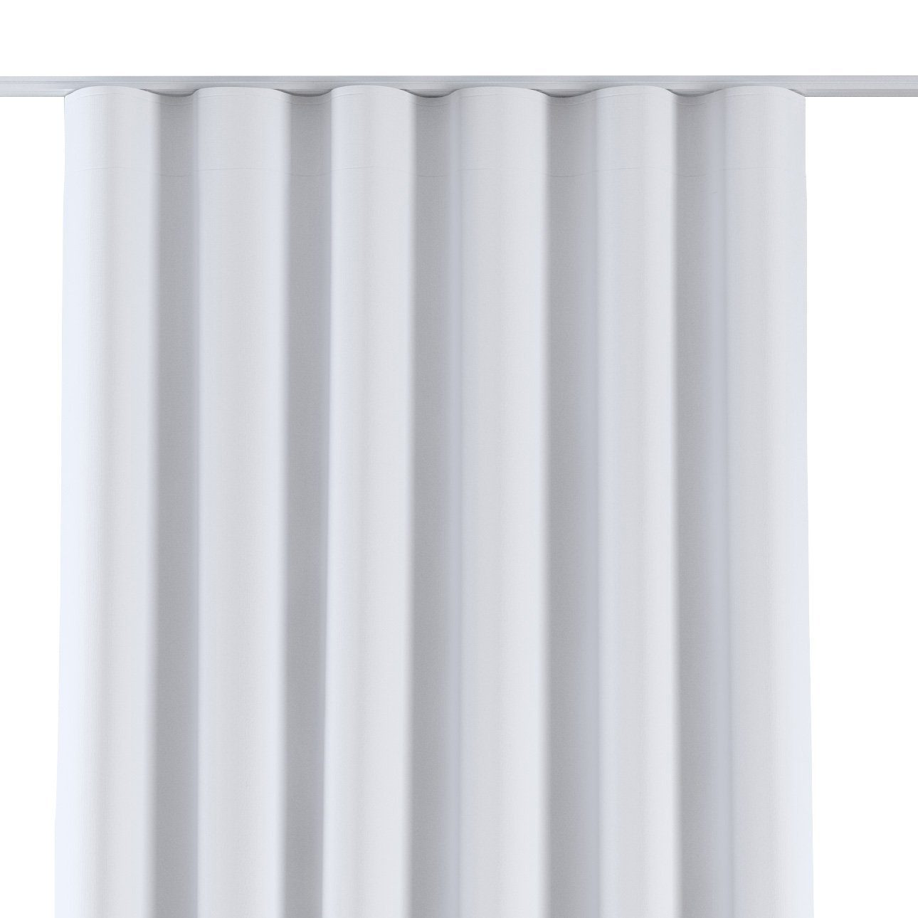 Vorhang Wellenvorhang 60 x 100 cm, Crema, Dekoria weiß