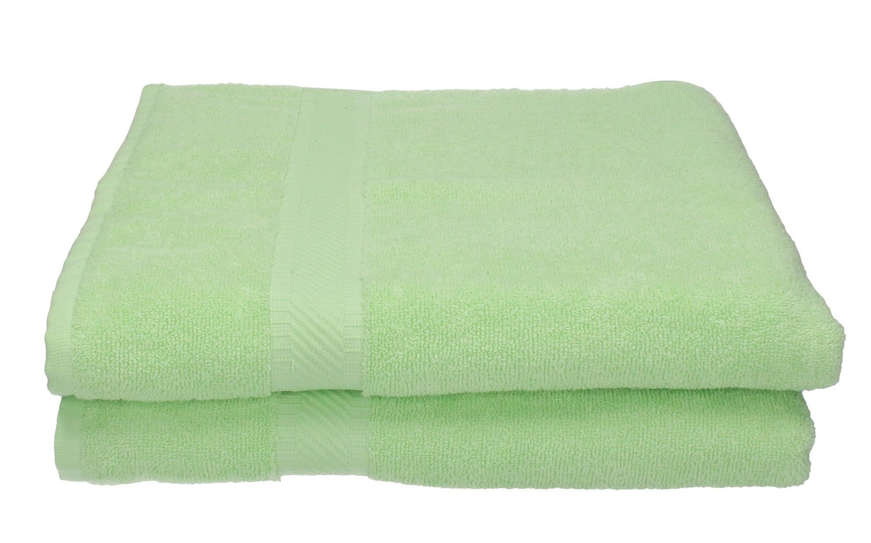 140 Duschtücher Duschtücher Stück Palermo grün, Farbe cm 100% 70 x Duschtuch-Set Betz 2 Baumwolle