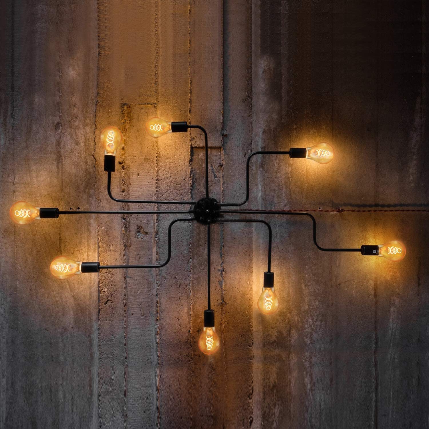 ZMH LED-Leuchtmittel Edison Vintage Glühbirne 4W Glühlampe A60 Antike Bulb Ideal Nostalgie, E27, 3 St., Warmweiß, Warmweiß