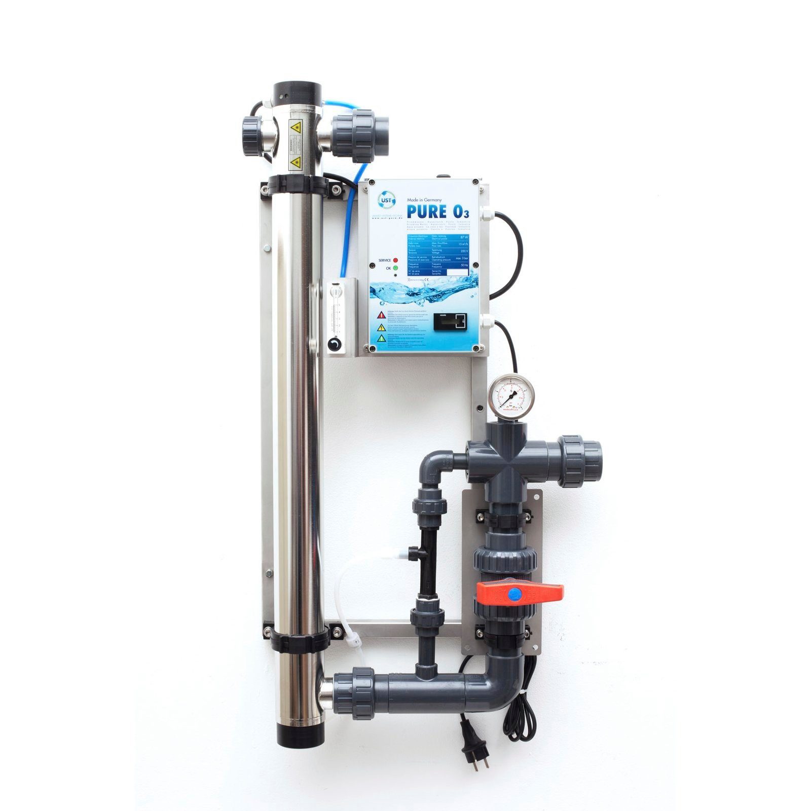 UST PURE UVCKlärer PURE O3 87W 230VAC/115VAC, Niederdruck UVC