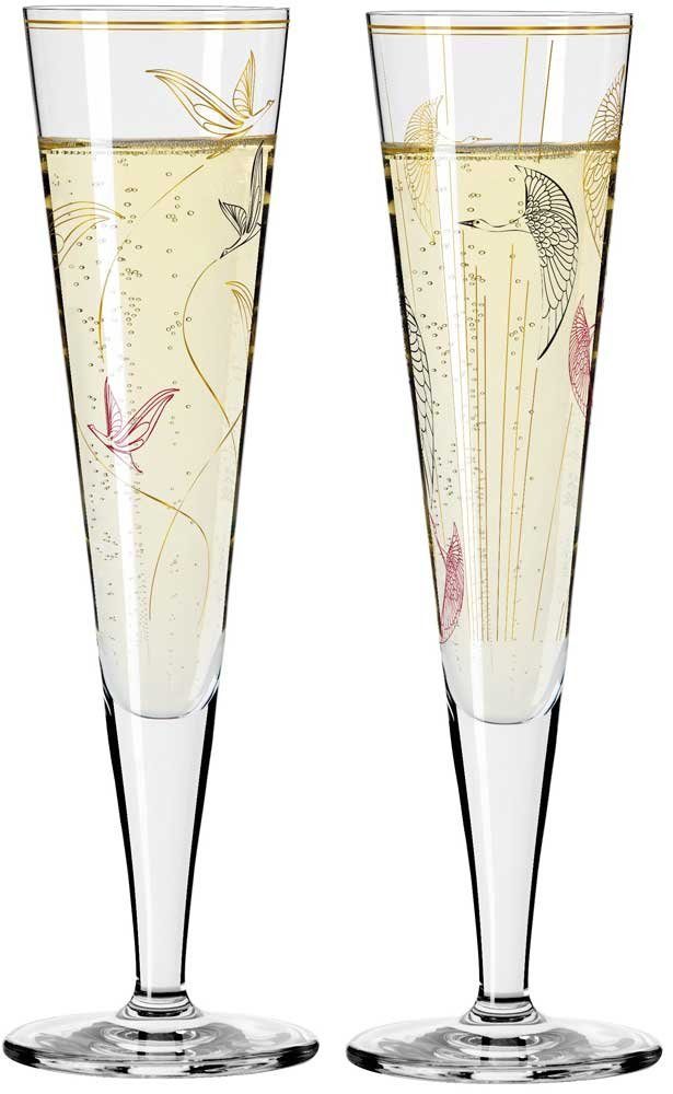 Champagnerglas 2er Set Goldnacht Lorenzo 017+018