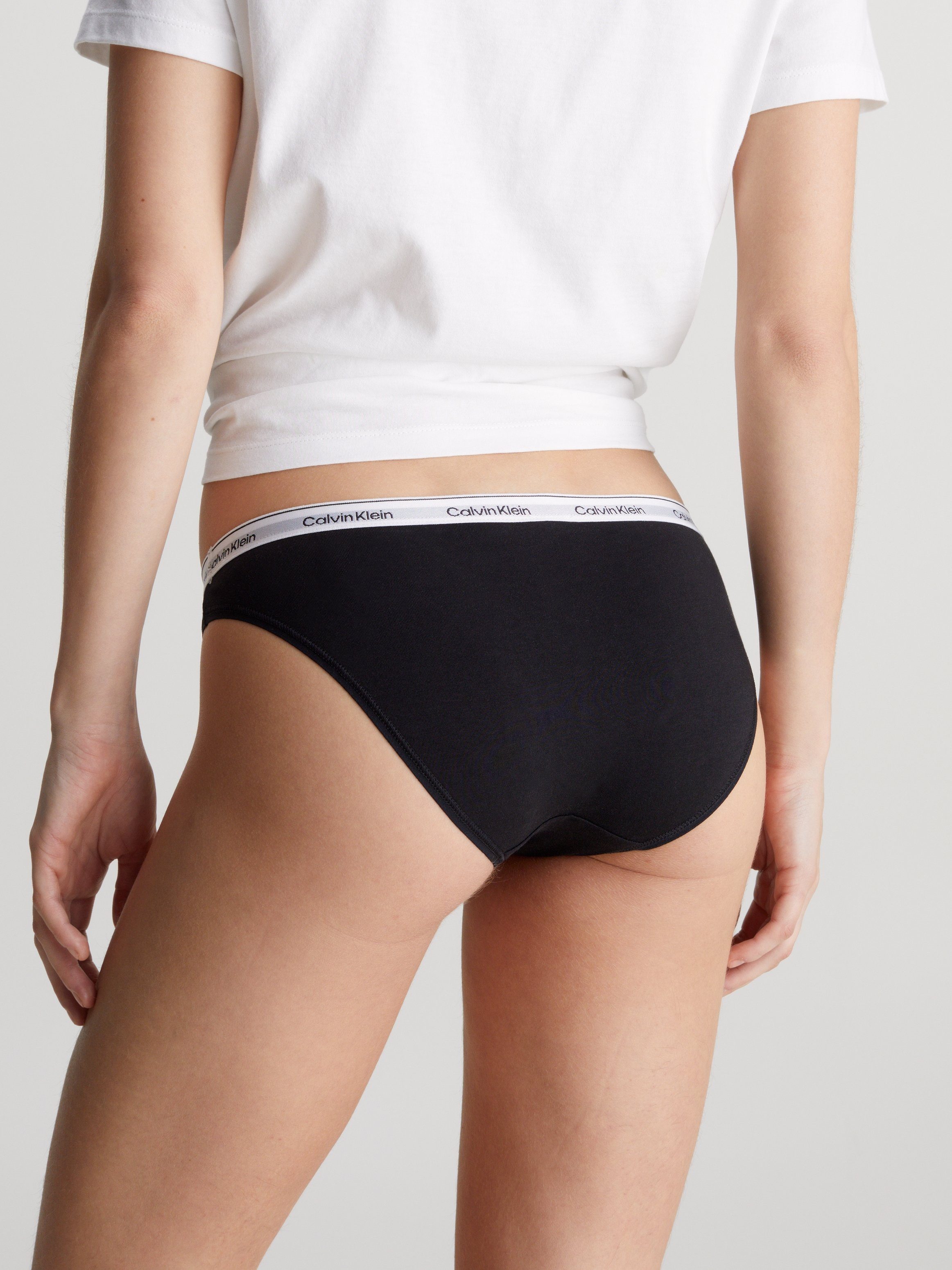 Calvin Klein Underwear Bikinislip 3 PACK BIKINI (LOW-RISE) (3-St) Low Rise mit Logobund