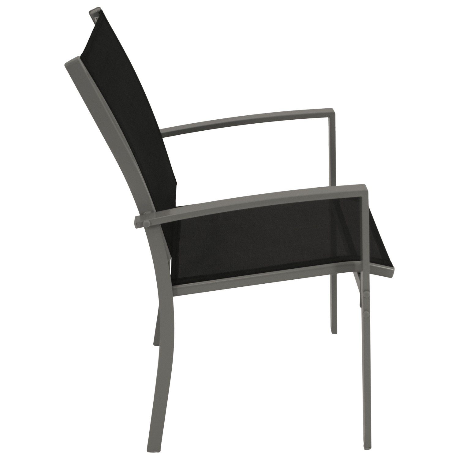 DEGAMO Gartensessel PINO (4-St), Stahl silber, günstig online kaufen