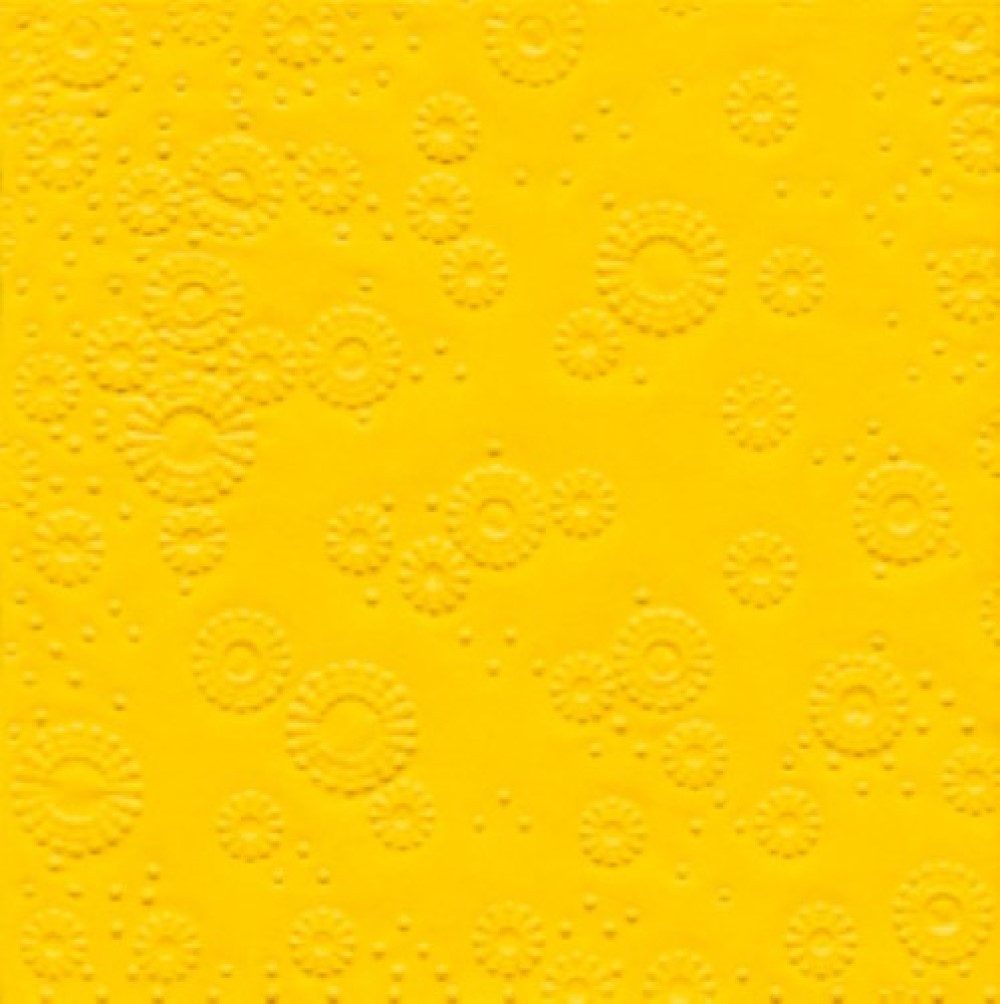 Paper+Design Papierserviette 16 COCKTAIL SERVIETTEN 25x25cm. MOMENTS, geprägt. Uni farbig.