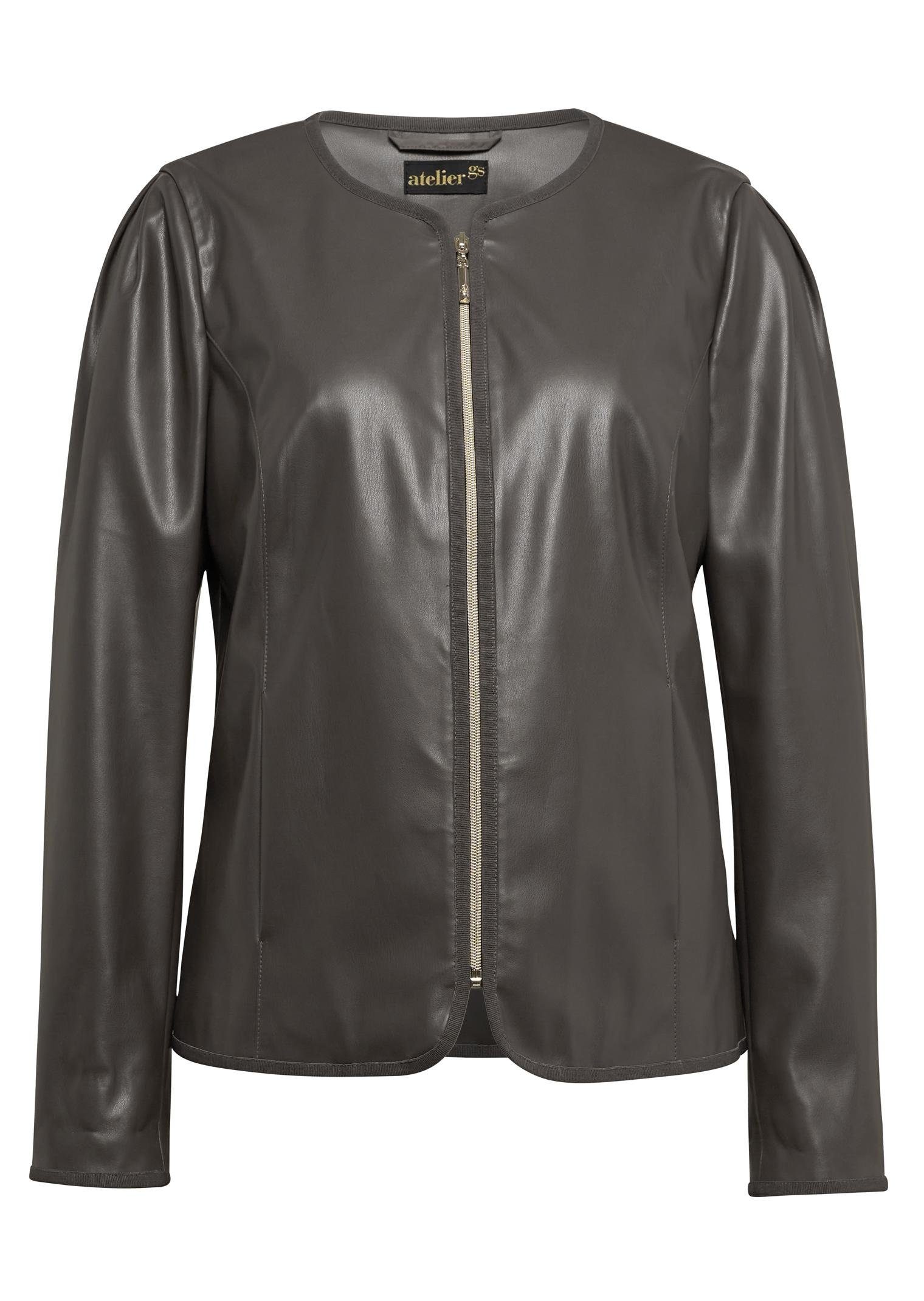 GOLDNER Lederimitatjacke Ausdrucksstarke Lederimitatjacke mit supersoftem günstig online kaufen