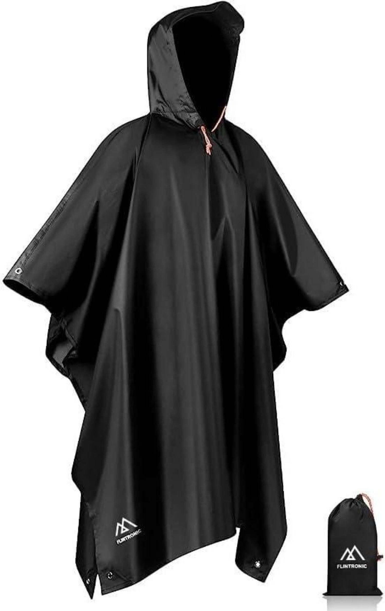 LuxusKollektion Fahrradständer Wasserdichter Regenponcho Leicht 3 in 1 Regenmantel Fahrrad Camping