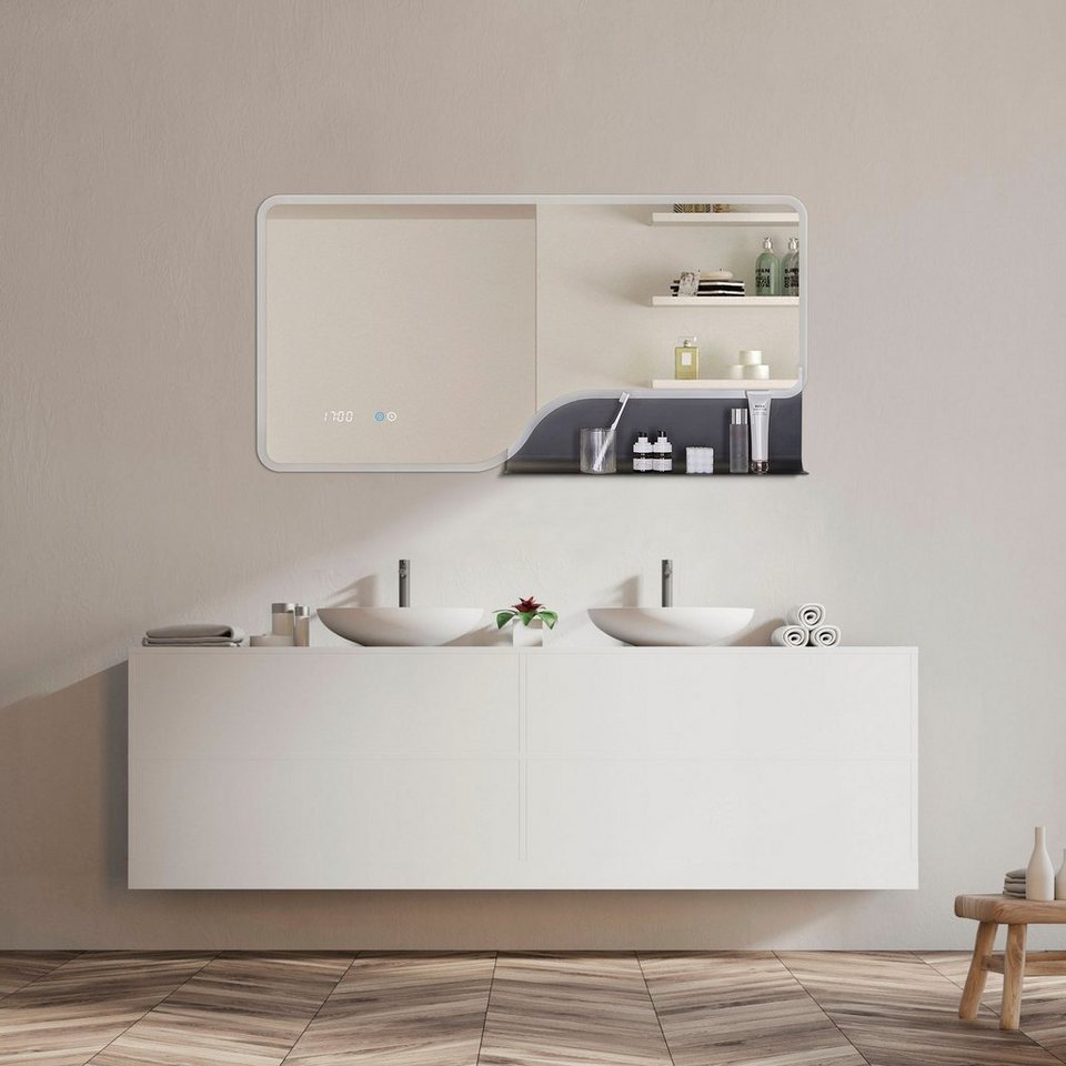 Neutralweiß, FANTASY, Paco fest Schminkspiegel Wandleuchte Home Badezimmerspiegel integriert, LED Beleuchtung Spiegel LED Badezimmer