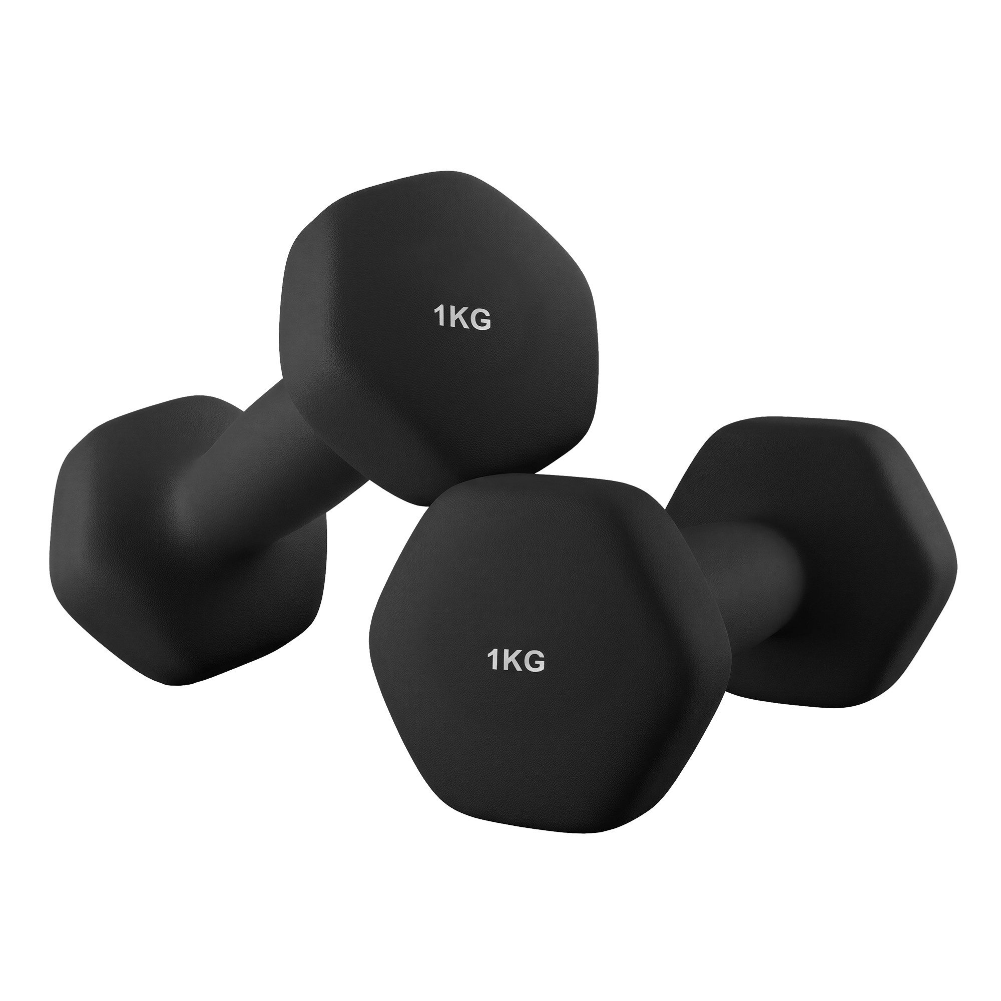 SONGMICS Kurzhantel Hantelset, Kurzhanteln, Hexagon, Neopren-Beschichtung, für Zuhause, (2er Set Neopren-Beschichtung, Hantelset, Kurzhanteln, Hexagon), 1KG-2KG-3KG-4KG-5KG Krafttraining, Workout, Fitnesstraining