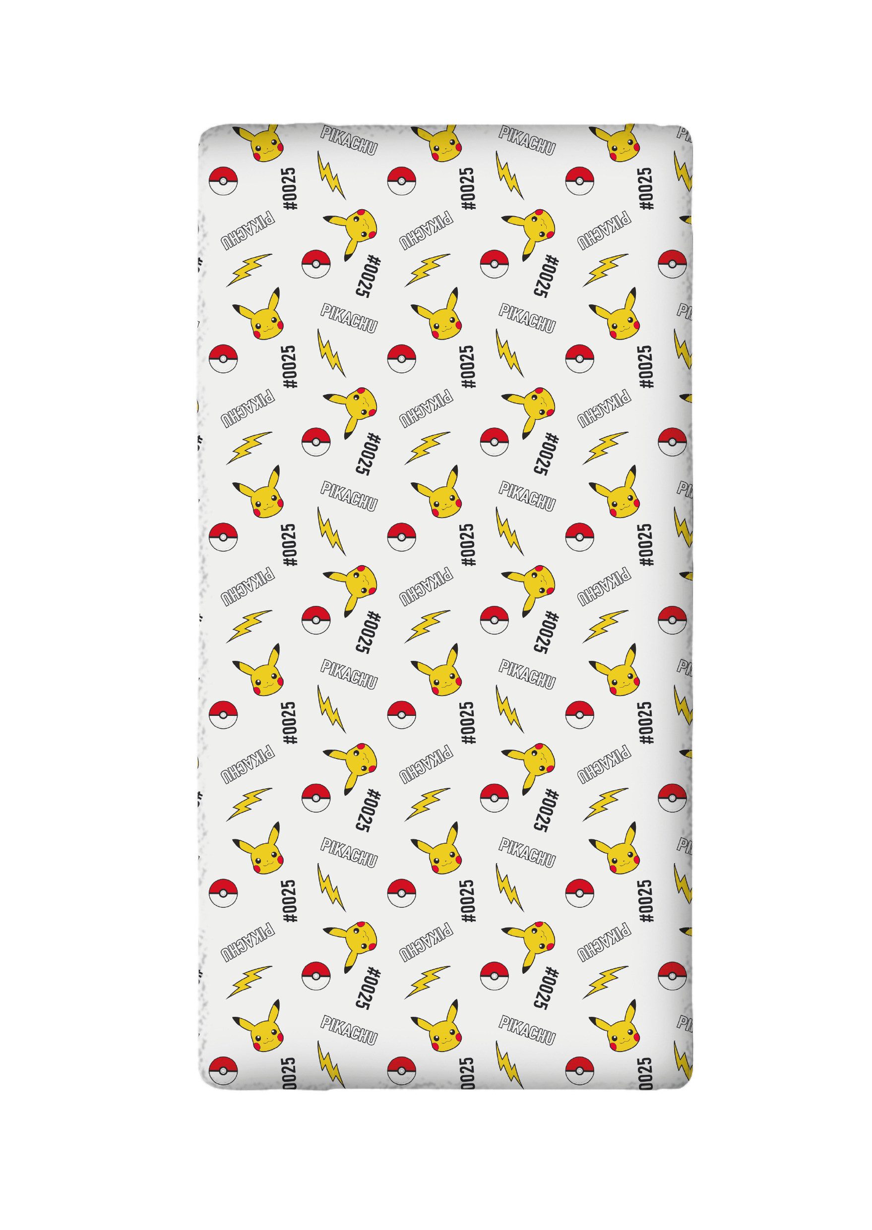 POKÉMON Spannbettlaken Pokemon Bettlaken 90x200x25cm günstig online kaufen