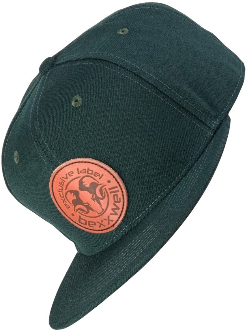 Bexxwell Snapback Cap mit Lederpatch (optimale Passform, Unisex)