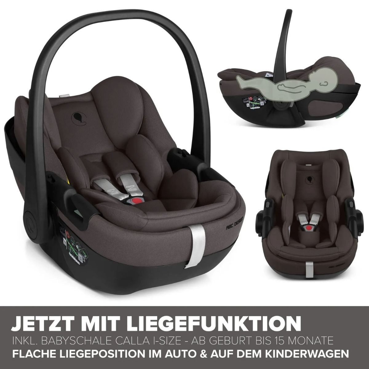 ABC Design Kombi-Kinderwagen ABC Design Kinderwagenset Salsa Core 3in1, (3-tlg), mit Babywanne C3 und Babyschalenadapter – Bild 2 von 5