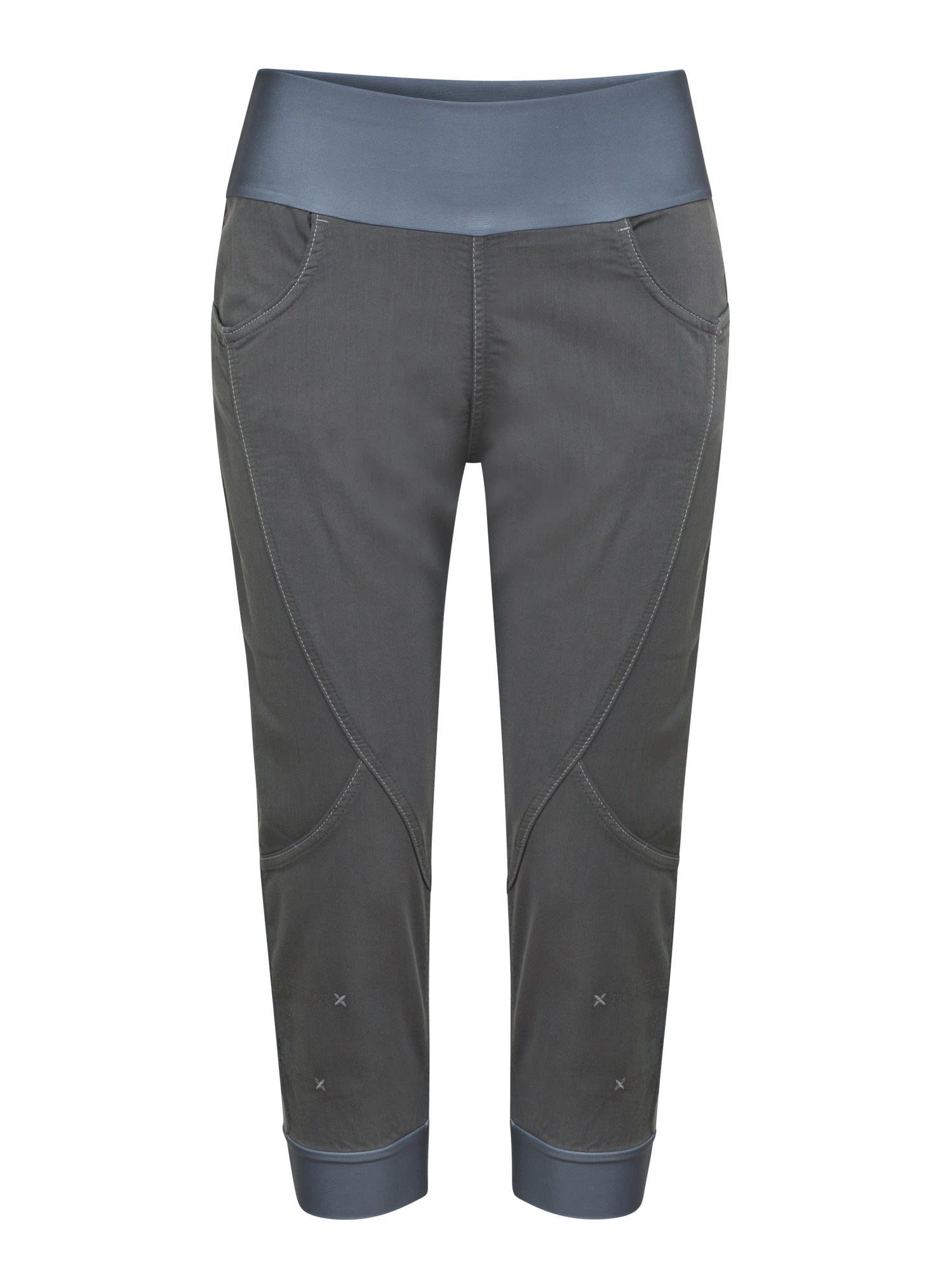 Chillaz Outdoorhose Chillaz W Fuji 2.0 3/4 Pant Damen Hose Dark Grey | Outdoorhosen