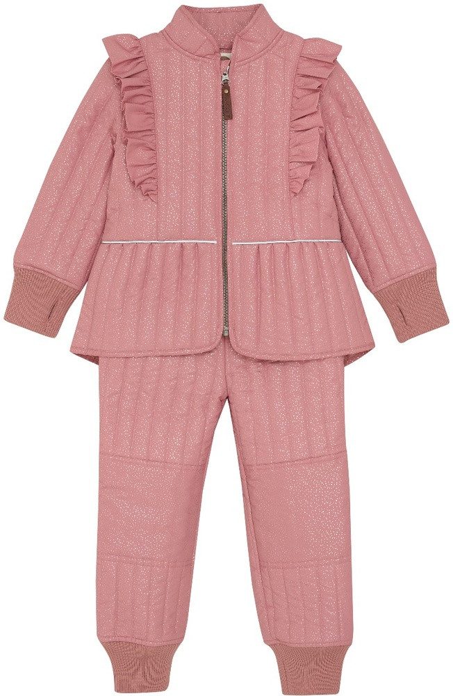 EN FANT Schneeoverall Thermal Set Girl with Glitter