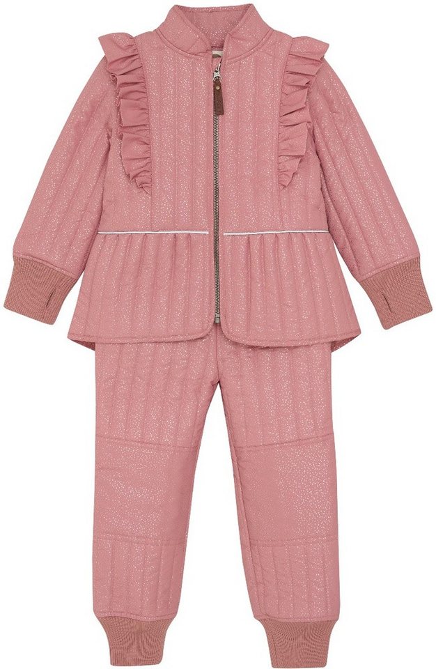 EN FANT Schneeoverall Thermal Set Girl with Glitter