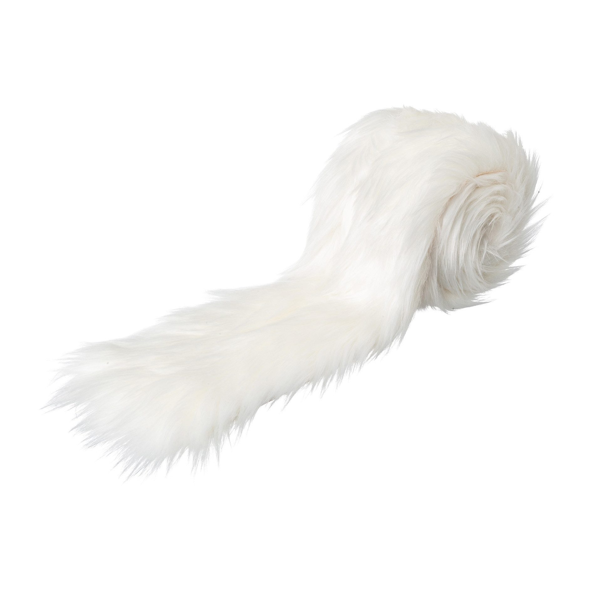 Gasper Tischband FELL DEKO-STOFF 12cm und 24cm x 2m.Tischband, Kunstfell, flauschig
