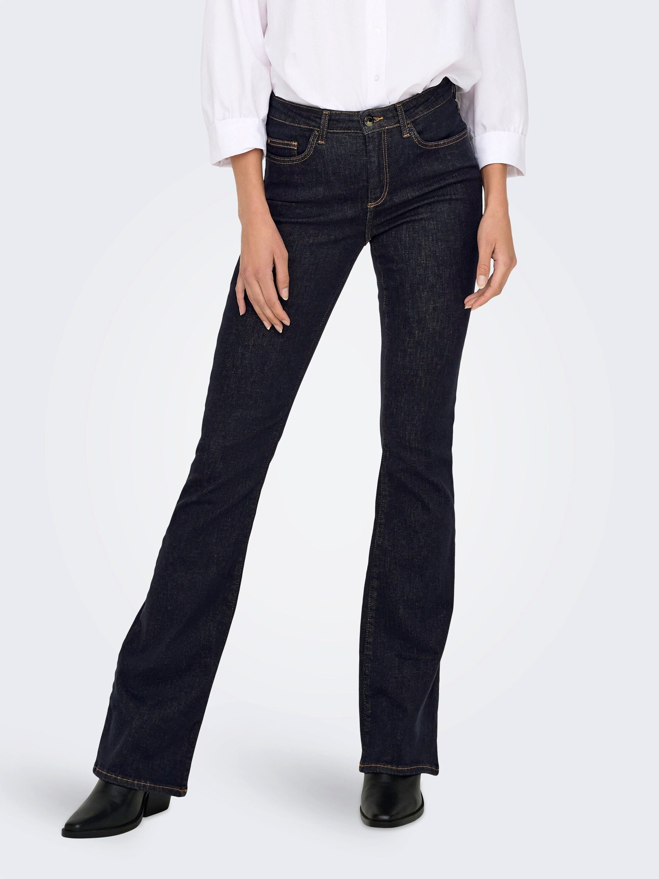 ONLY Schlagjeans ONLBlush (1-tlg) Plain/ohne Details günstig online kaufen