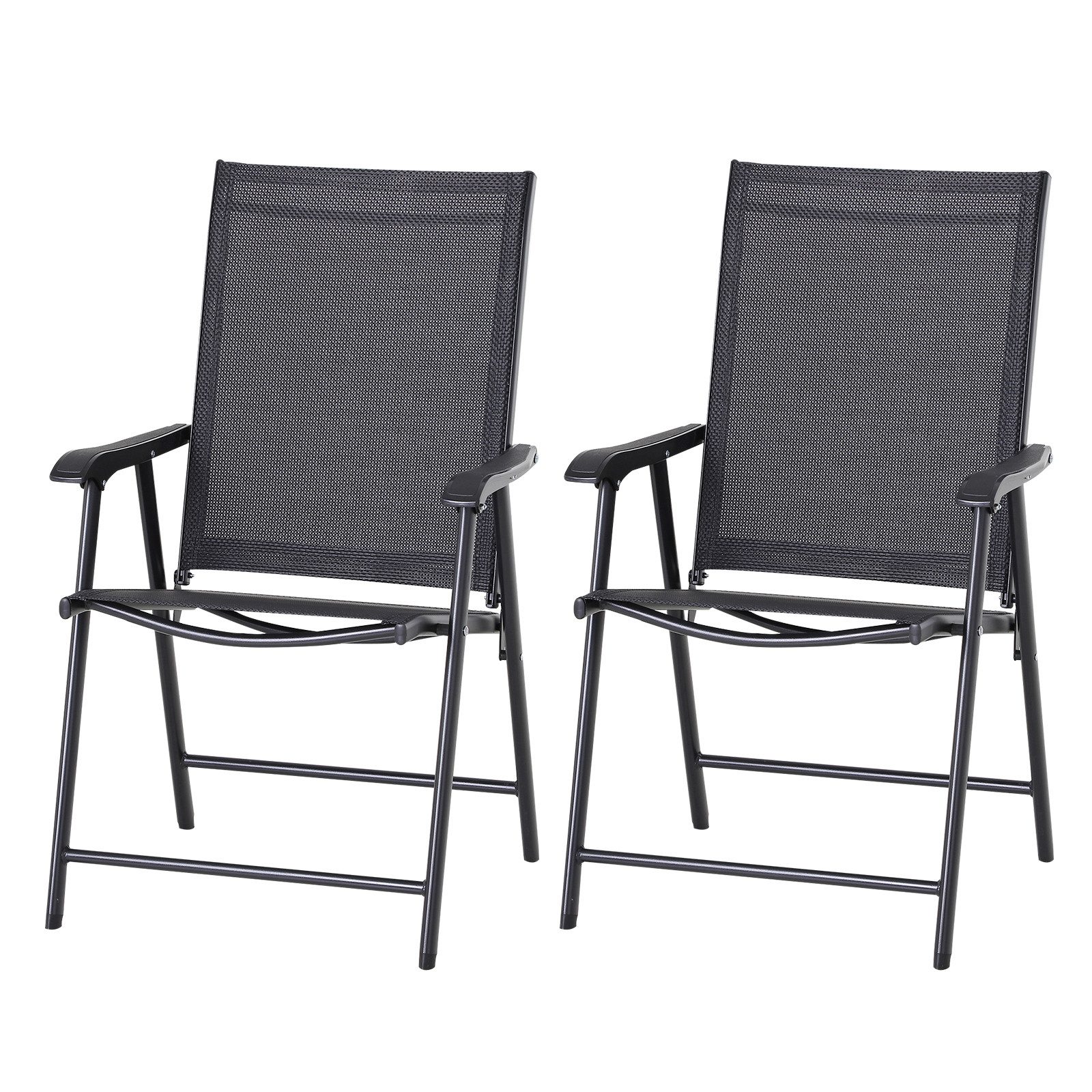 Outsunny Gartenstuhl 2er Set Campingstuhl Angelstuhl günstig online kaufen