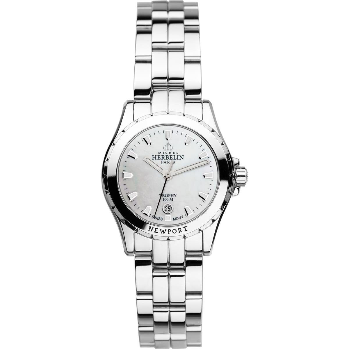 Michel Herbelin Quarzuhr Michel Herbelin Damen Uhr 12870/B19 Newport Trophy, (1-tlg)